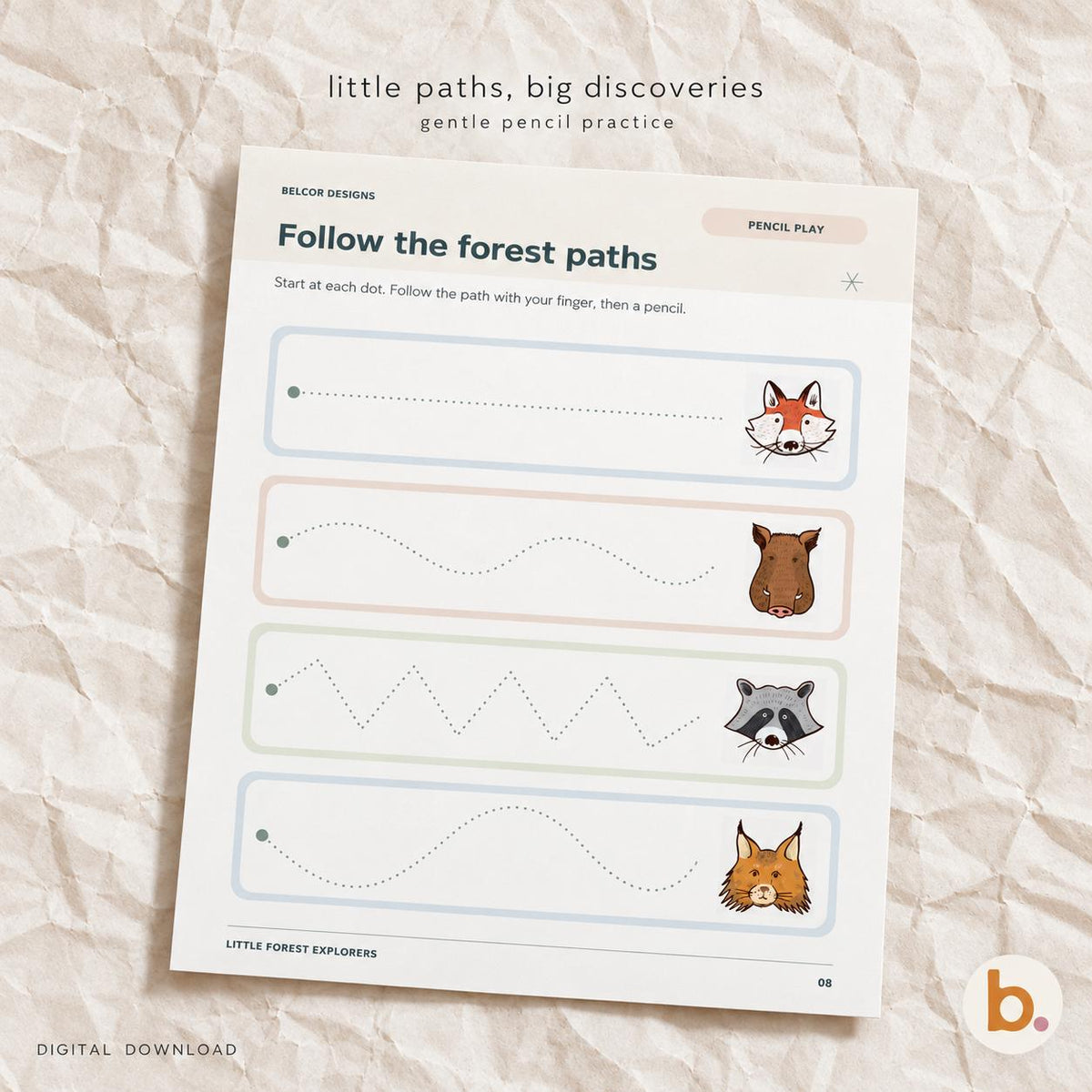 Little Forest Explorers Activity Pack