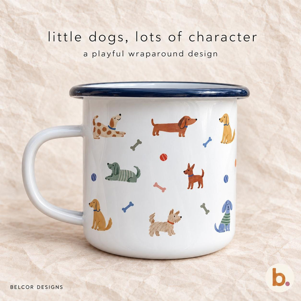 Personalised Puppy Pattern Mug