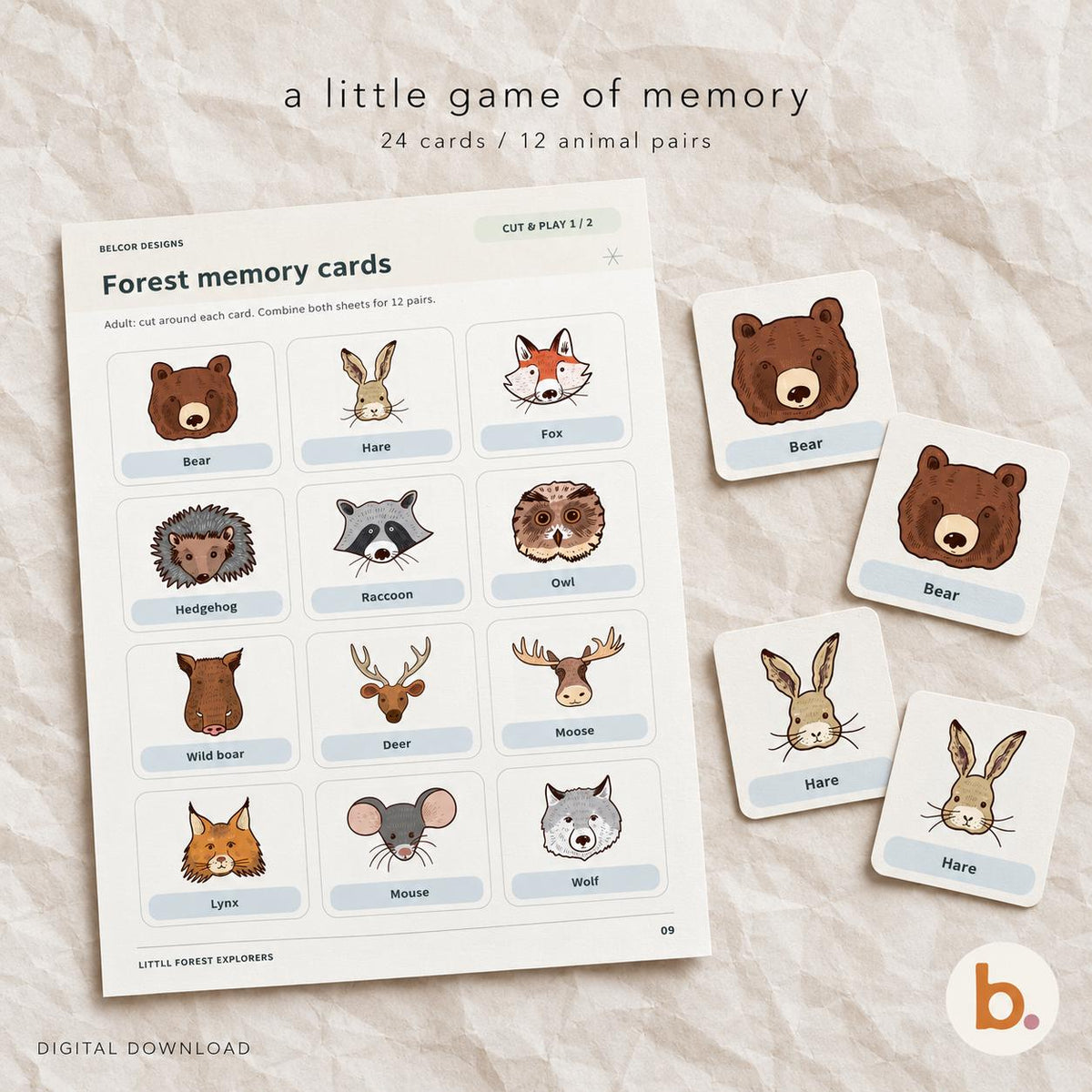 Little Forest Explorers Activity Pack